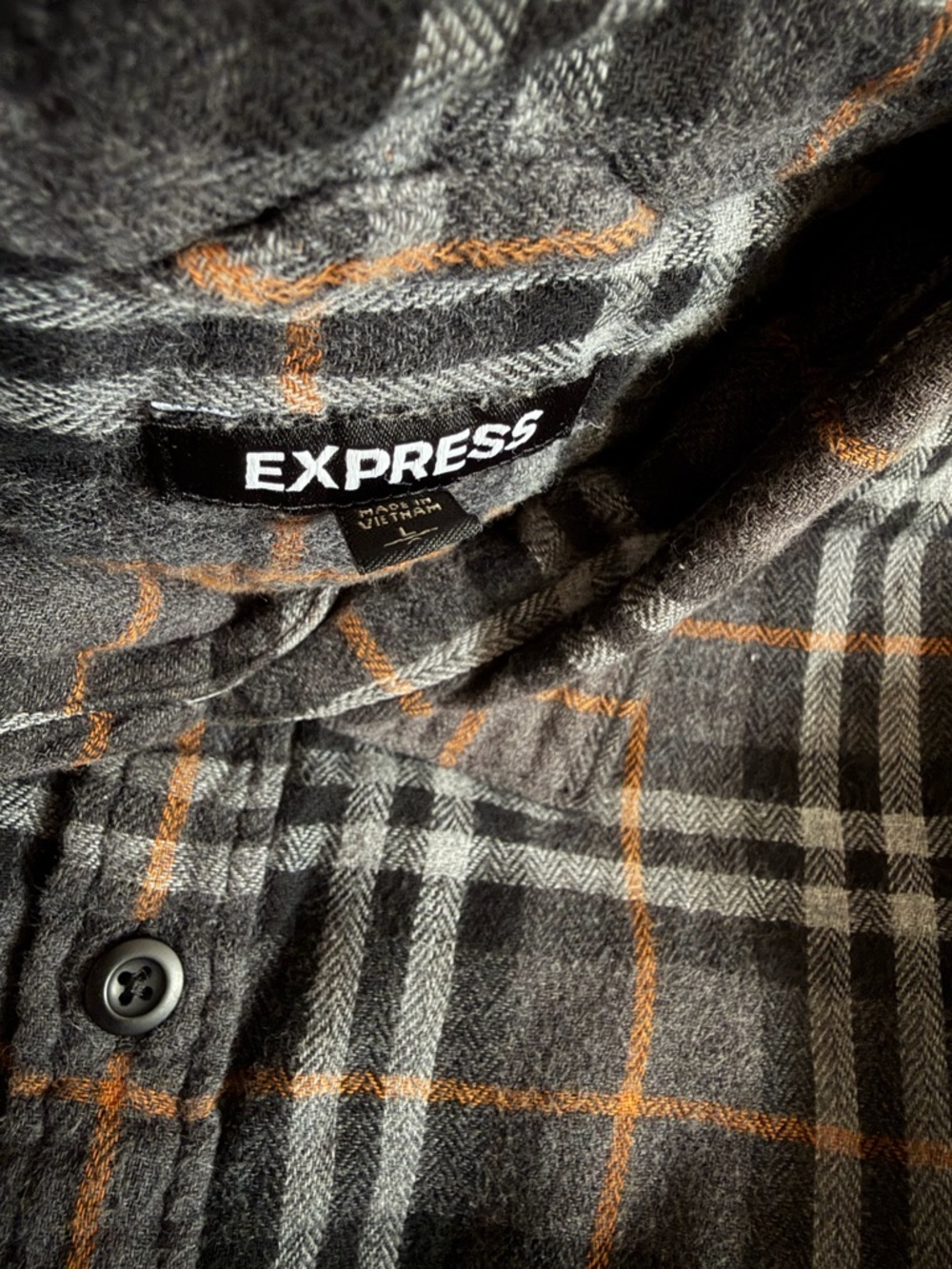 Express Men's Black Dress Shirt Plaid & Patterned Collared shirts bundle - Picture 9 of 9
